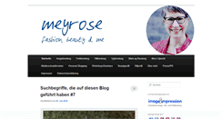 Desktop Screenshot of meyrose.de